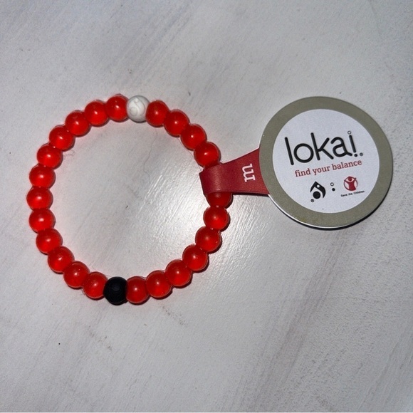 lokai bracelet breast cancer, save the children, Camo, Clear Bracelet Medium - Picture 3 of 6